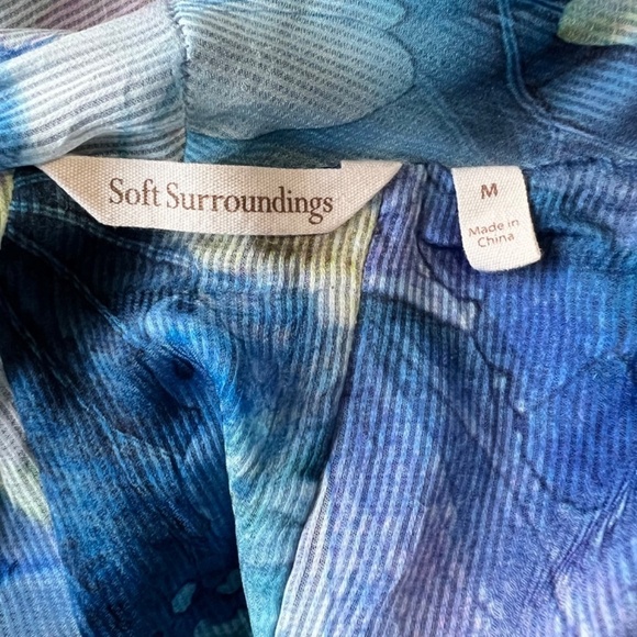 Soft Surroundings Tea Gardens open front birds and koi topper - Picture 10 of 11